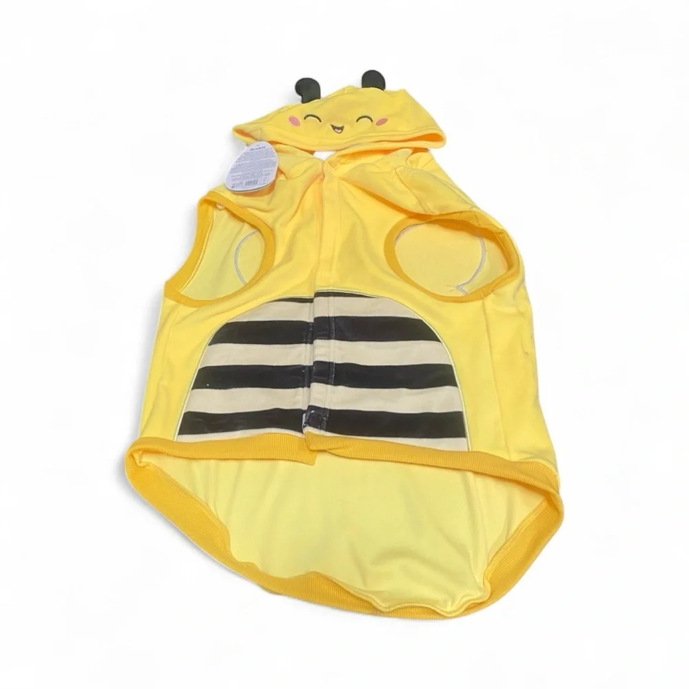 Squishmallows Yellow and Black Striped Dog Hoodie